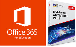 AntiVirus & 300 PowerPoint Backgrounds with FREE Microsoft Office 365 Education (Windows)