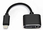 iPhone Splitter Cable - 1 Lightning Port & 1 AUX Port (Listen & Charge) - 2 For $15