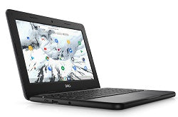 Dell Chromebook 3100 for Education 11.6" Intel Celeron 4GB RAM 32GB eMMC with 1-Year Mail-In Service