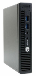 HP EliteDesk 705 G2 AMD A8 8GB RAM 256GB SSD Mini PC with Windows 10 Pro (Refurbished)