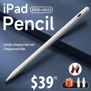 iPad Pencil (Compatible with iPads 2018 & later)