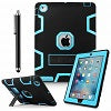 Rugged 3-Layer Armor Full Body Case with Stylus for Apple iPad 2/3/4 (8 Colors)