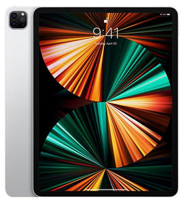 Apple iPad Pro 12.9" 5th Gen (2021) 128GB WiFi + Cellular w/FREE Screen Protector (Silver)