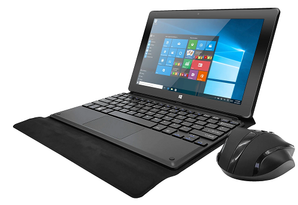 Hyundai Hytab Pro 10.1" FHD Intel Celeron Tablet PC w/Win 10 Pro Bundle with Office 2021