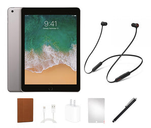 Apple iPad 5th Gen. Bundle (HeadPhones, Case, Stylus) (Refurb)<br>Choose Size & Color -FREE SHIPPING