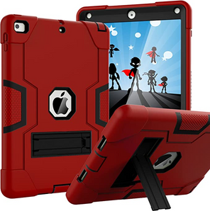 Hybrid Shockproof Rugged Protective Cover for iPad 5th/6th Gen & iPad Air 2 (4 Colors)