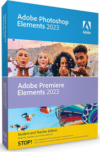 Adobe Photoshop Elements 2023 & Premiere Elements 2023 Student & Teacher Edition - Activation Card