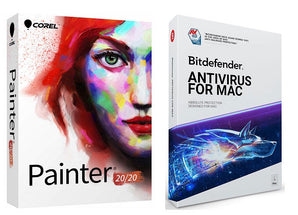 Corel Painter 2020 (DVD) with Bitdefender AntiVirus - Mac