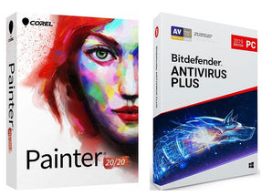 Corel Painter 2020 (DVD) with Bitdefender AntiVirus - Windows