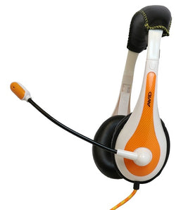 Avid AE-36 On-Ear Stereo Headset with Mic (Orange)