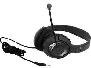 Avid AE-55 3.5mm Headset with Mic for Classrooms (Black)