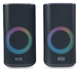 Verbatim Stereo RGB Desktop Gaming Wired/Wireless Speakers (On Sale!)