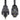 Alternate-Image2 Image for StarTech 3ft (1m) Power Extension Cord, NEMA5-15R to NEMA5-15P Black Extension Cord, 13A 125V, 16AWG, Computer Power Extension Cable