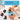 Alternate-Image4 Image for Brother P-touch BTAG-133 Blue on Clear Label Tape