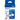 Main Image for Brother Genuine P-touch TZe2412PK BK on WHT Label Tapes, Laminated, 18mmX8m each