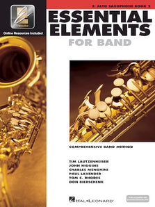 Essential Elements for Band – Eb Alto Saxophone Book 2 with EEi