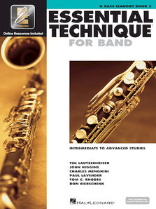 Essential Elements for Band Intermediate to Advanced Studies – Bb Bass Clarinet Book 3 with EEi