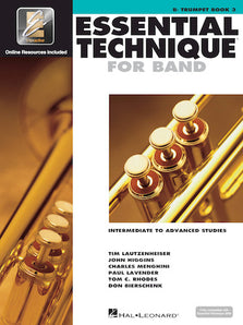 Essential Elements for Band Intermediate to Advanced Studies – Bb Trumpet Book 3 with EEi