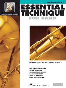 Essential Elements for Band Intermediate to Advanced Studies – Trombone Book 3 with EEi
