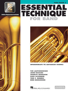 Essential Elements for Band Intermediate to Advanced Studies – Tuba in C (B.C.) Book 3 with EEi