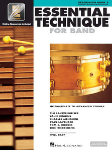 Essential Elements for Band Intermediate to Advanced Studies – Percussion/Keyboard Percussion Book 3 with EEi
