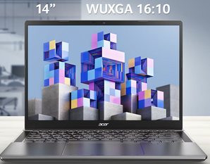 Acer Chromebook Plus Enterprise 514 AI 14" WUXGA Intel Core i7 16GB RAM 512GB SSD QHD Webcam