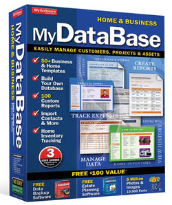 Avanquest MyDatabase Home and Business 3-User License with FREE Bonus Software (Download)