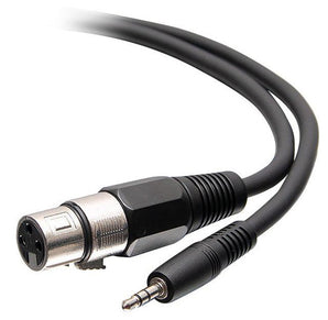 C2G 3.5mm Male 3-Position TRS to Female XLR Cable (2 Lengths)