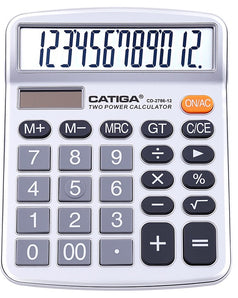 Adesso 12 Digit Basic Calculator (2 Colors)