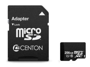 Centon Micro SDXC UHS-I Class U1 / U3 Card with Adapter (3 Options Available)