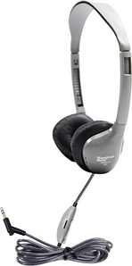 HamiltonBuhl SchoolMate On-Ear Stereo Headphone with Leatherette Cushions & In-line Volume (Multi-Packs Available)