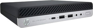 HP EliteDesk 800 G4 Intel Core i5 16GB RAM 256GB SSD Mini Desktop with Windows 11 Pro (Refurbished)