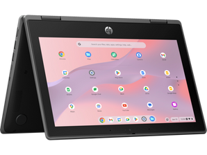 HP Fortis x360 G5 Chromebook 11.6" Touchscreen Intel N100 8GB RAM 64GB eMMC 2-in-1 with Pen & World-Facing Camera (Refurbished)