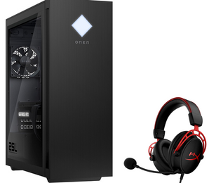 HP OMEN 25L Intel Core i7 32GB RAM 1TB SSD NVIDIA RTX 4070 Desktop Gaming PC with FREE Headset (Refurbished)