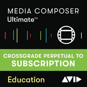 Avid Media Composer Perpetual Crossgrade to Media Composer Ultimate 1-Year Subscription for Students & Teachers (Download) (Copy)