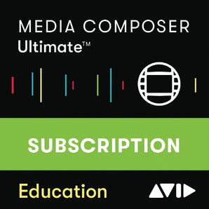 Avid Media Composer Ultimate 1-Year Subscription for Students & Teachers (Download)
