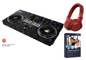 Pioneer DDJ-REV7 DJ Controller with FREE DJ Headphones & Content Creator Pro Bundle for Windows