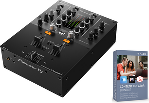 Pioneer DJM-250MK2 2-Channel DJ Mixer with FREE! Content Creator Bundle