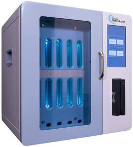 Power Technologies 10-Bay Smartphone Device Management & Charging Cabinet