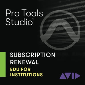 Avid Pro Tools Studio 1-Year Subscription Renewal for Schools (Download)