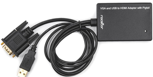 Rocstor VGA to HDMI Adapter with USB Power and Audio