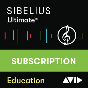 Avid Sibelius Ultimate Network 1-Year Subscription for Schools Multi-Seat License (Download)