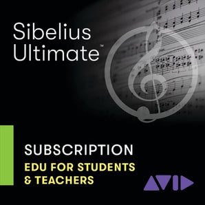 Avid Sibelius Ultimate 1-Year Subscription for Students & Teachers (Download)