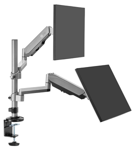 SIIG Dual Stacked Monitor Arm Desk Mount for 13" to 32" Monitors
