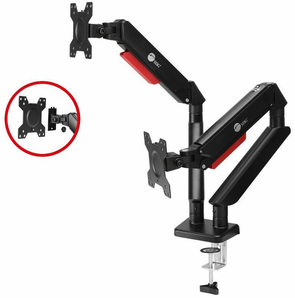 SIIG Dual Monitor Gas Spring Arm Desk Mount for 13" to 32" Monitors