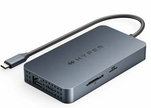 Targus HyperDrive Dual 4K HDMI 10-in-1 USB-C Hub For M1, M2 & M3 MacBooks