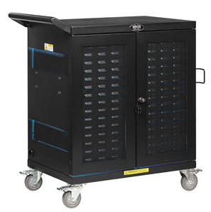 Tripp Lite Safe-IT UV Locking 2-Shelf Storage Cart for Mobile Devices & AV Equipment