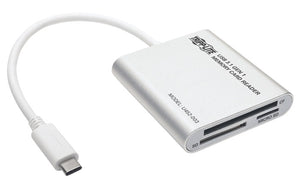 Tripp Lite USB 3.1 Gen 1 USB Type-C (USB-C) Multi-Drive Smart-Card Flash-Memory Media Reader/Writer (On Sale!)