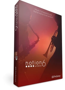 PreSonus Notion 6 with FREE! Studio One 6 Artist Student/Teacher Edition (Download)